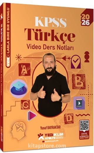 2026 KPSS Atölye Serisi Genel Yetenek Türkçe Video Ders Notları
