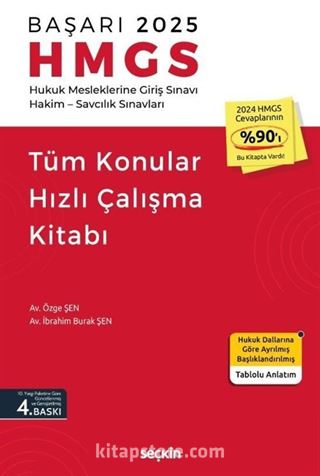 Başarı  HMGS Tüm Konular Hızlı Çalışma Kitabı