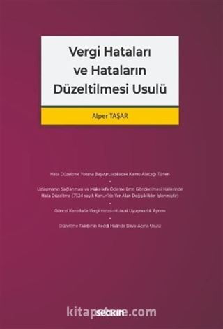 Vergi Hataları ve Hataların Düzeltilmesi Usulü