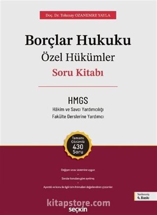 Borçlar Hukuku Özel Hükümler Soru Kitabı