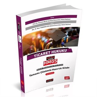 HMGS Ticaret Hukuku Tamamı Çözümlü Hazırlık Kitabı