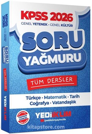 2026 KPSS Genel Yetenek Genel Kültür Tüm Dersler Soru Yağmuru