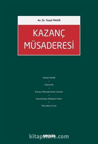 Kazanç Müsaderesi