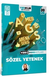 2026 MEB AGS Ahenk Serisi Sözel Yetenek Video Ders Notları