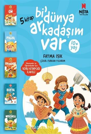 Bi' Dünya Arkadaşım Var (5 Kitap+Soru Kitapçığı)