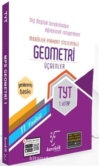 TYT Geometri Üçgenler 1. Kitap MPS 11 Fasikül