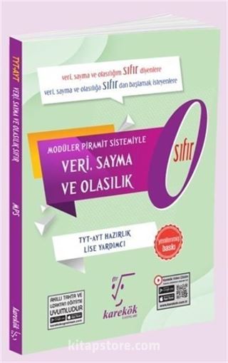 Modüler Piramit Sistemiyle Veri, Sayma ve Olasılık THY AYT Hazırlık Lise Yardımcı