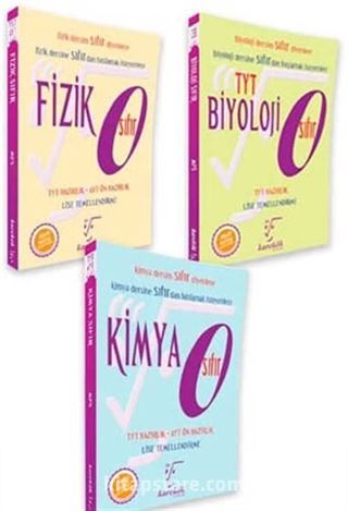 TYT İçin Sıfır Fizik - Kimya - Biyoloji Seti