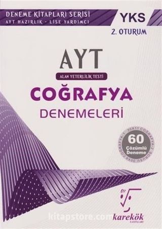YKS AYT 2. Oturum 60 Çözümlü Coğrafya Denemeleri