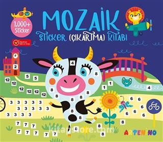 Mozaik Sticker (1.000+ Çıkartma) Kitabı - Lacivert