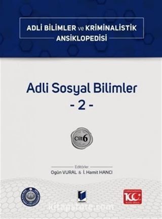 Adli Sosyal Bilimler 2 Cilt 6