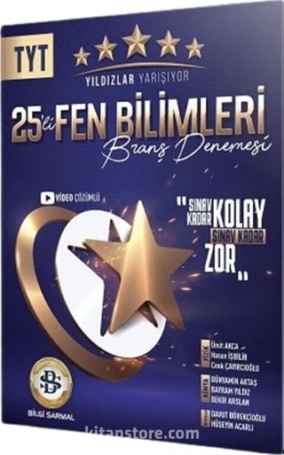 TYT Fen Bilimleri 25'li Branş Denemesi