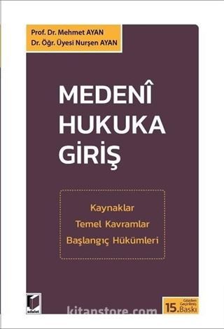 Medeni Hukuka Giriş