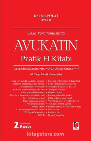 Ceza Yargılamasında Avukatın Pratik El Kitabı