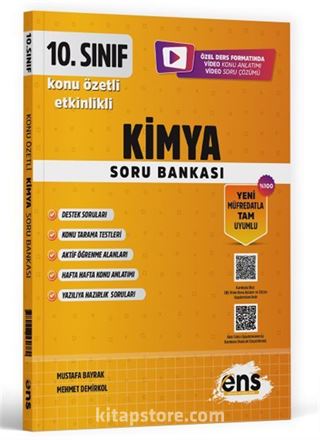 10. Sınıf Kimya Etkinlikli Soru Bankası