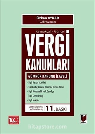 Kaynakçalı-Güncel Vergi Kanunları
