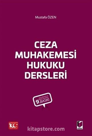 Ceza Muhakemesi Hukuku Dersleri