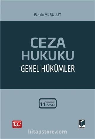 Ceza Hukuku Genel Hükümler