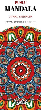 Mandala Ayraç/Desenler (Boya-Kopar-Hediye Et)
