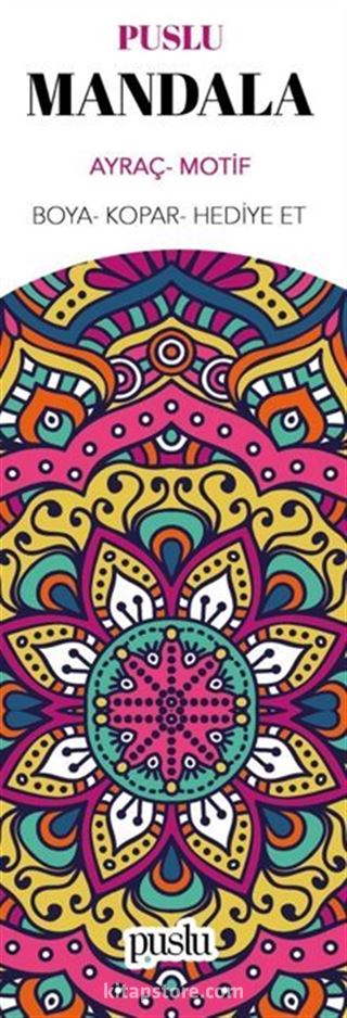 Mandala Ayraç/Motif (Boya-Kopar-Hediye Et)