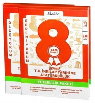 8. Sınıf T.C. İnkılap Tarihi ve Atatürkçülük Depar Tam İsabet Yeterlilik Paketi