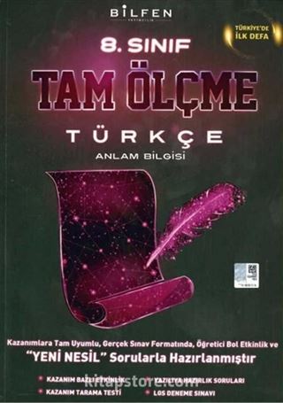 8. Sınıf Türkçe Tam Ölçme Yeni