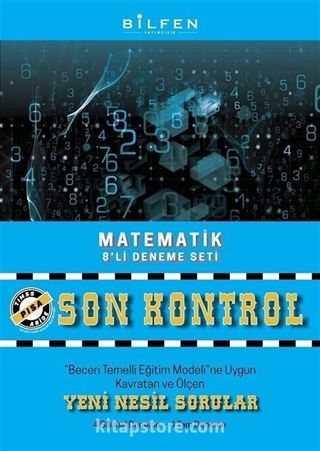 8. Sınıf Matematik Son Kontrol 8'li Deneme Seti