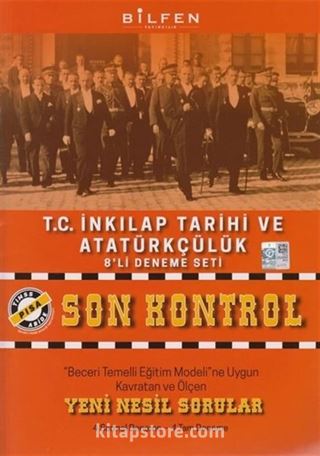 8. Sınıf T.C. İnkılap Tarihi ve Atatürkçülük Son Kontrol 8'li Deneme Seti