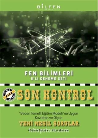 8. Sınıf Fen Bilimleri Son Kontrol 8'li Deneme Seti