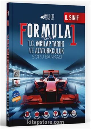 8. Sınıf T. C. İnkılap Tarihi ve Atatürkçülük Formula 1 Soru Bankası