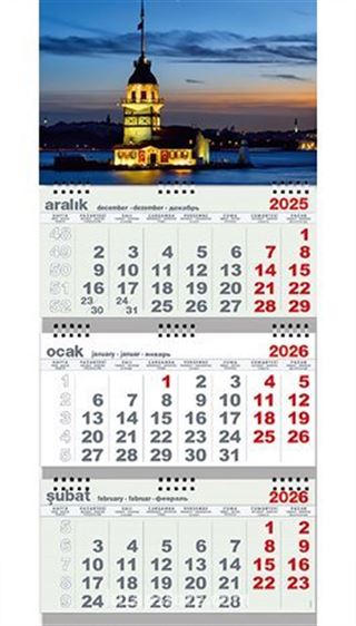 2026 Gemici Takvim - Kız Kulesi