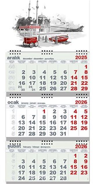 2026 Gemici Takvim - Ortaköy