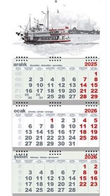 2026 Gemici Takvim - Yolcu Gemisi