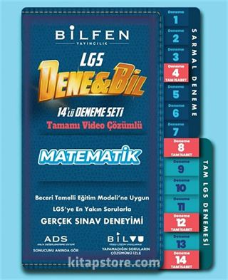 8.Sınıf Denebil Matematik 14'lü Deneme Seti