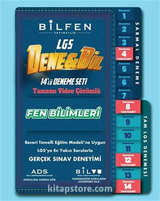 8.Sınıf Denebil Fen Bilimleri 14'lü Deneme Seti
