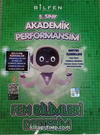5. Sınıf Fen Bilimleri Akademik Performansım Defterim