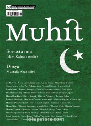 Muhit Dergi Aylık Edebiyat Dergisi Sayı:69 Eylül 2025