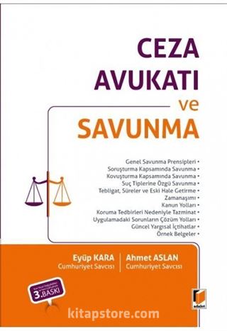 Ceza Avukatı ve Savunma