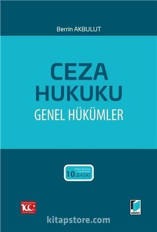 Ceza Hukuku Genel Hükümler