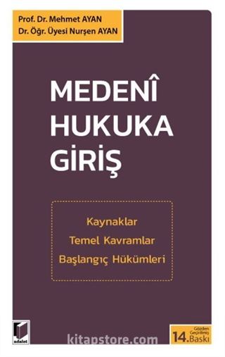 Medeni Hukuka Giriş