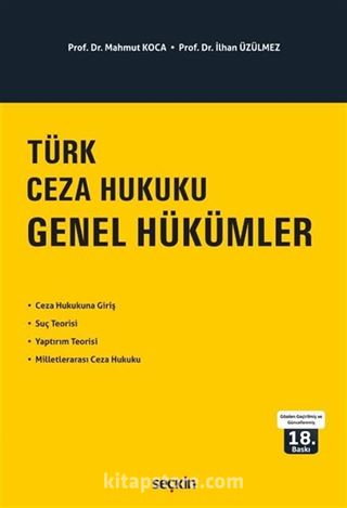 Türk Ceza Hukuku Genel Hükümler