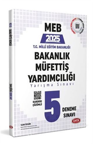 Meb Bakanlık Müfettiş Yardımcılığı 5 Deneme Sınavı - Karekod Çözümlü