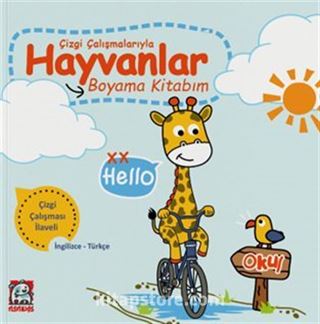 Çizgi Çalışmalarıyla Hayvanlar Boyama Kitabım