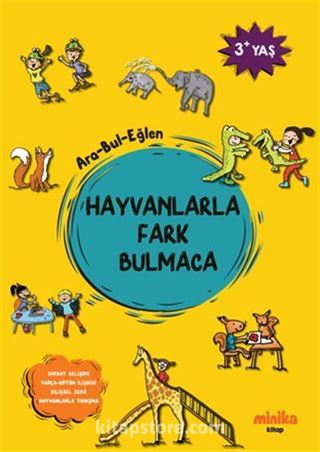 Hayvanlarla Fark Bulmaca / Ara-Bul-Eğlen