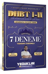 Diyanet İşleri Başkanlığı DHBT I-II Ortaöğretim - Önlisans - Lisans Tamamı Çözümlü 7 Deneme