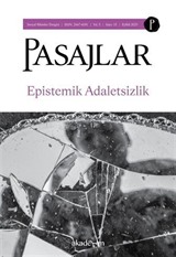 Pasajlar Sosyal Bilimler Dergisi Sayı 15: Epistemik Adaletsizlik