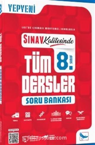 8.Sınıf LGS Sınav Kalitesinde Tüm Dersler Soru Bankası
