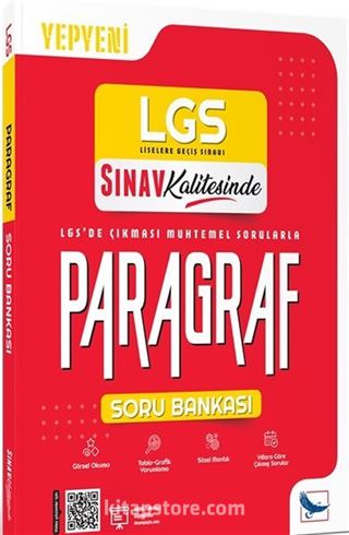 Sınav Kalitesinde 8. Sınıf LGS Paragraf Soru Bankası