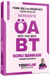 2026 MEB AGS ÖABT Türk Dili Ve Edebiyatı Öğretmenliği Berceste Tamamı Çözümlü Soru Bankası