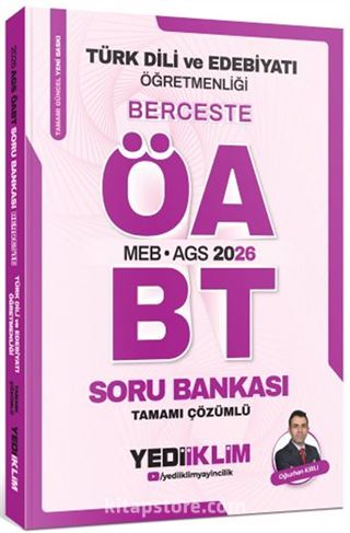 2026 MEB AGS ÖABT Türk Dili Ve Edebiyatı Öğretmenliği Berceste Tamamı Çözümlü Soru Bankası